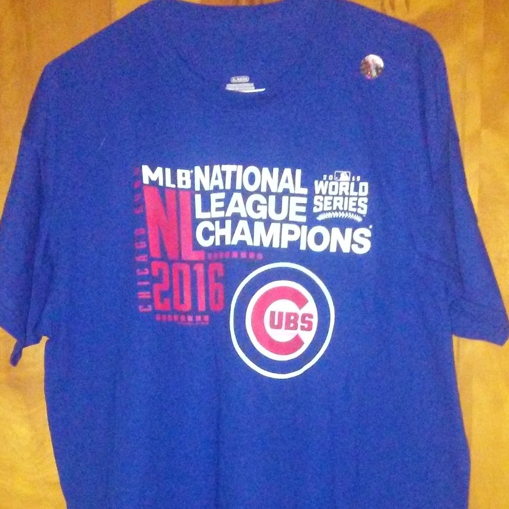 Chicago Cubs MLB World Series 2016 T-shirt Men XL